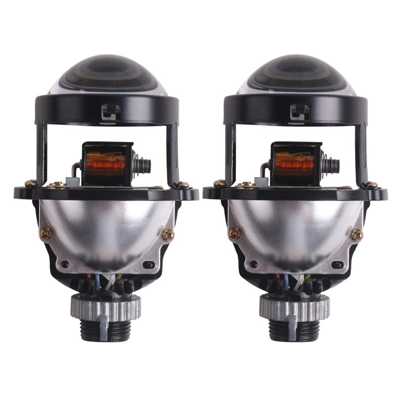 LED dvostruki lećasti far za auto i motocikl, 35W, 12V, 6000K, model 1.8-2.0