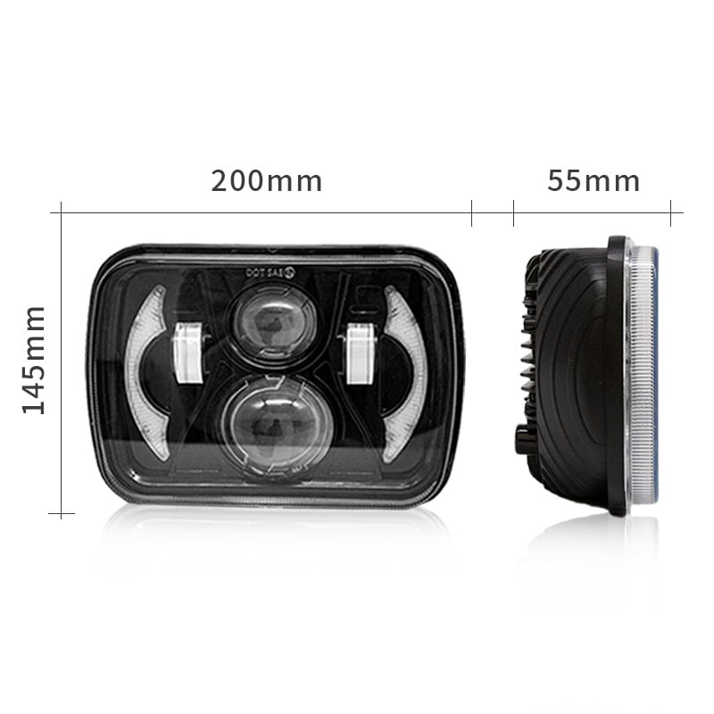 LED prednje svjetlo za terenska vozila IP67, 14000 lm, 12V, 80W, vijek trajanja 50000h