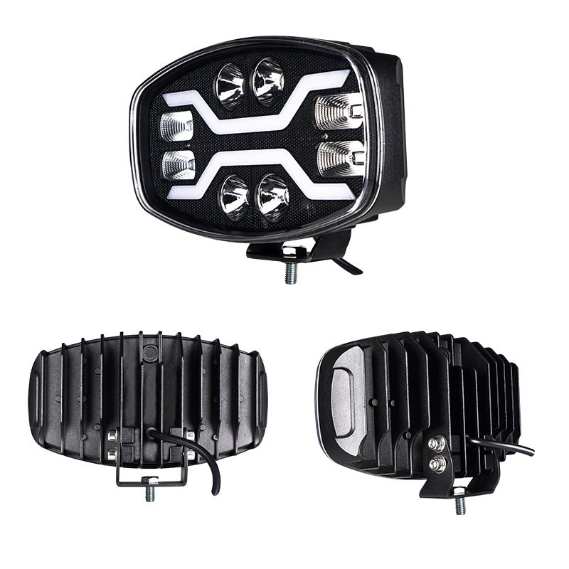 LED svjetla za kamione – visoka snaga, 120W, 12-80V DC, IP67, aluminijska legura kućište/PMMA leća, vijek trajanja 30000 h