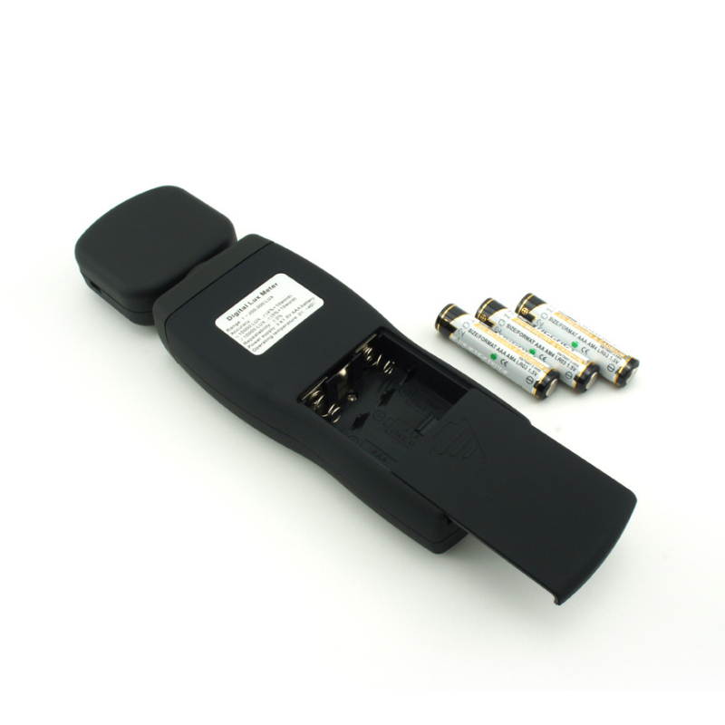 AS803 digitális megvilágításmérő, fotometriai detektor, ipari lumenmérő, tápellátás 3× AAA elemekkel, Hima márka