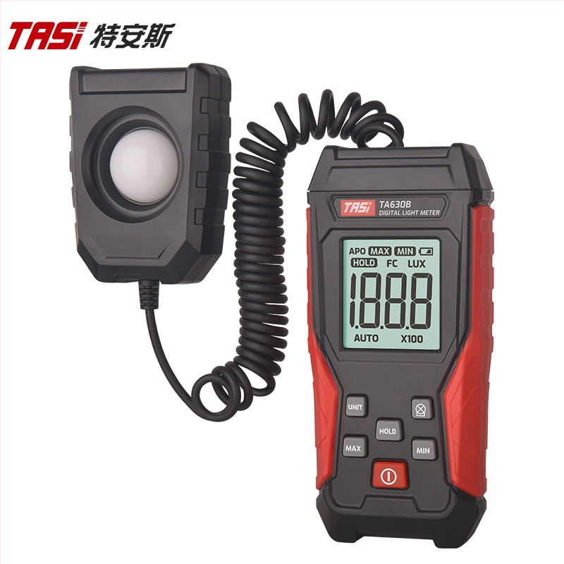 TASI deliteľný luxmeter, vysokopresný fotometer, napájaný batériou
