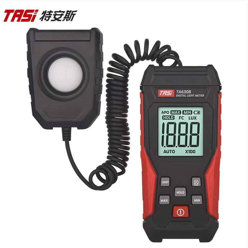 TASI deliteľný luxmeter, vysokopresný fotometer, napájaný batériou