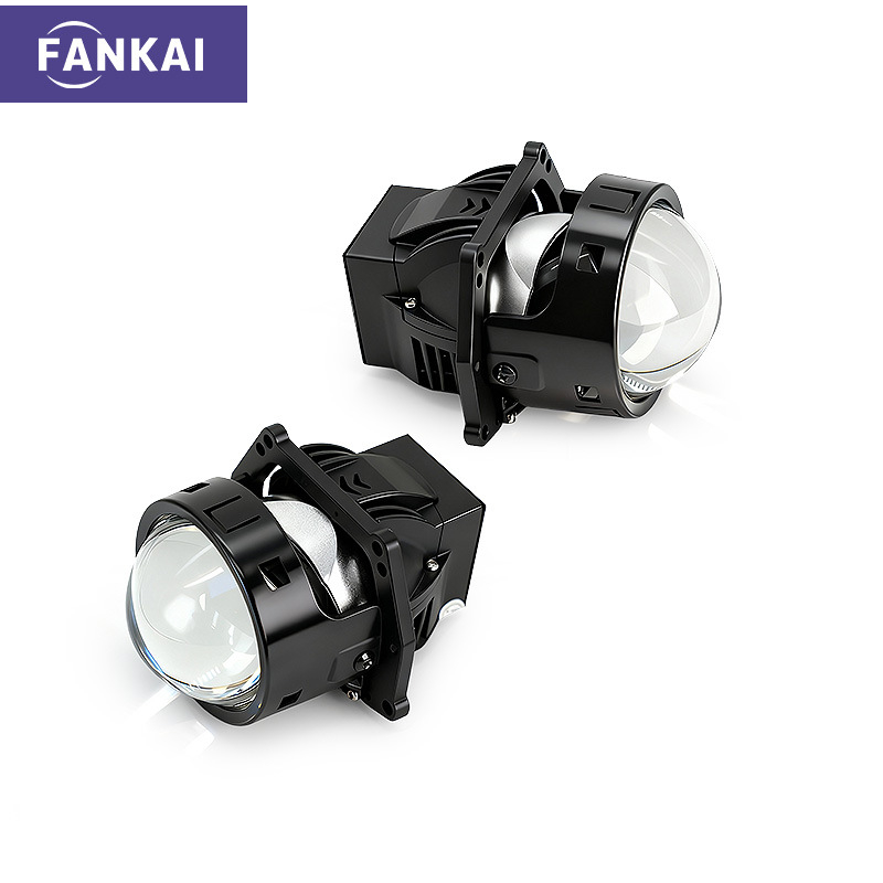 3-inčni LED far s dvostrukim svjetlom, lećom i dvostrukom lampom, 65W, 12V, visok i nizak snop