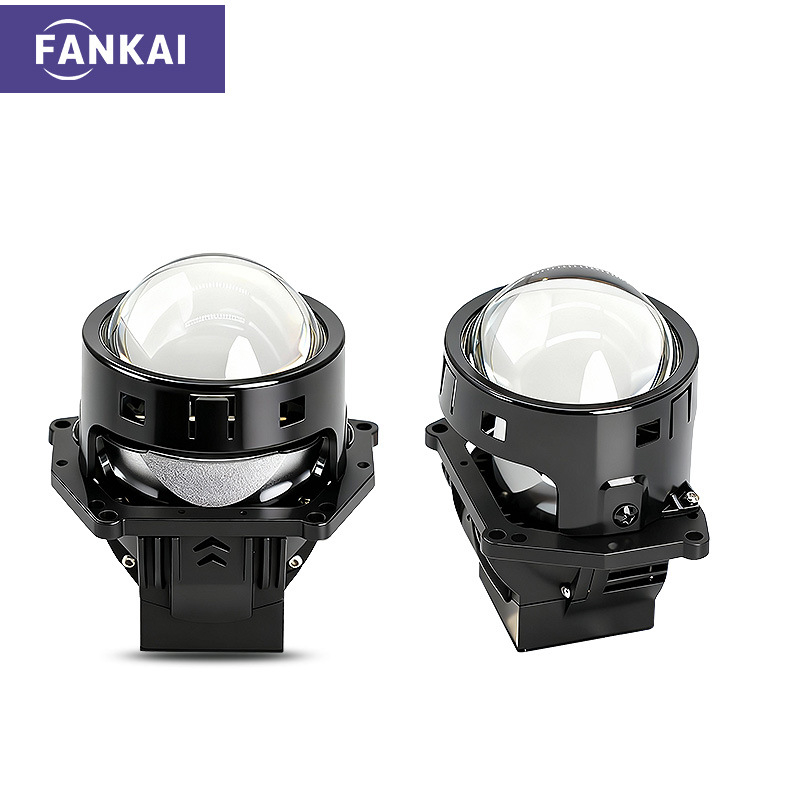 3-inčni LED far s dvostrukim svjetlom, lećom i dvostrukom lampom, 65W, 12V, visok i nizak snop