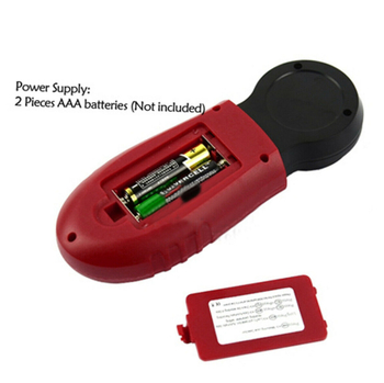 HS1010 hordozható illuminométer, elektronikus fotométer széles tartományú, AAA-elem táplált