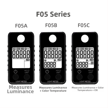 SUPTOOL integrovaný mini svetlomer pre meranie plného spektra jasnosti, farebnej teploty a CRI; napájanie 2x AAA batériami