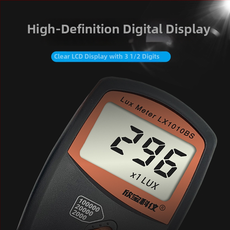 Značka Xinbao; Model LX-1010BS; Luxmeter / Fotometer; Meranie jasnosti LX-1010BS