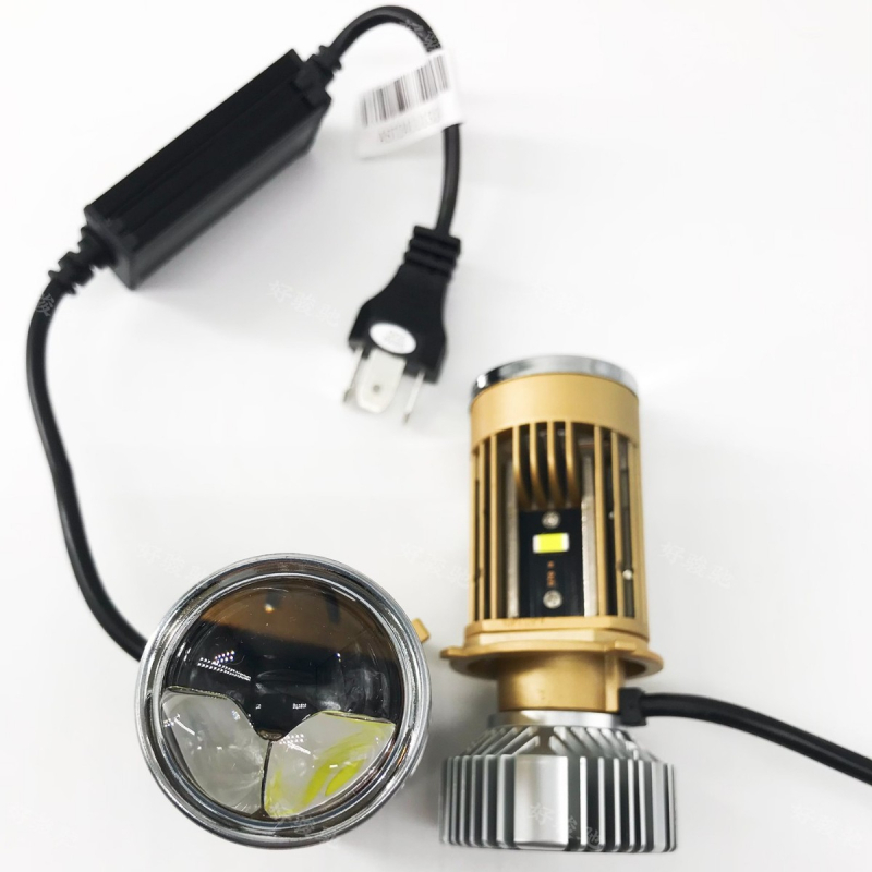 H4 LED glavna svjetla — integrirana četverostruka matrica s dvostrukom lećom, 45W, 12V, trajanje 500000 h
