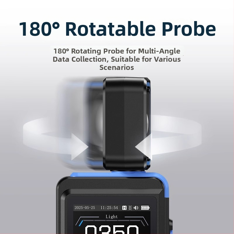 Fnirsi FPM-02 luxmeter: vysokopresný prístroj na meranie osvetlenia, profesionálny merací prístroj s plným spektrom