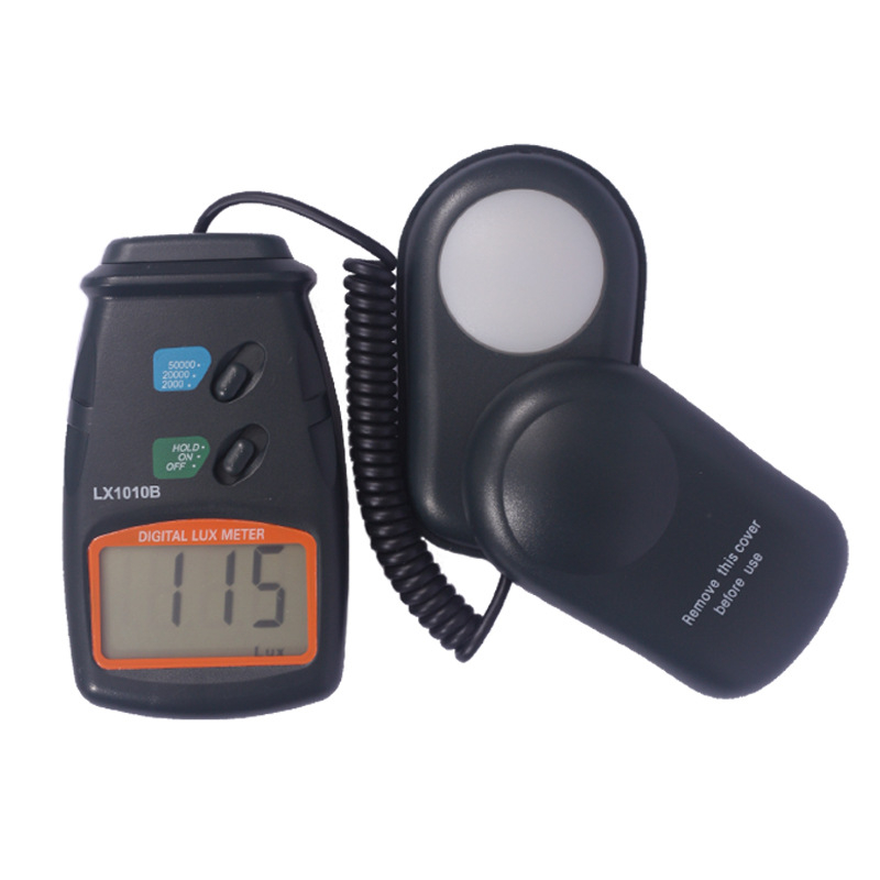 LED spektrum világosságmérő (szétválasztható fotométer) világítási tesztekhez, 9V tápegység, Shenzhen, Hongxiangtong