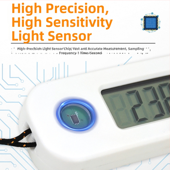 AS803A Vysoko presný merač osvetlenia – luxmeter, meranie svetelného toku a intenzity svetla, na domáce použitie