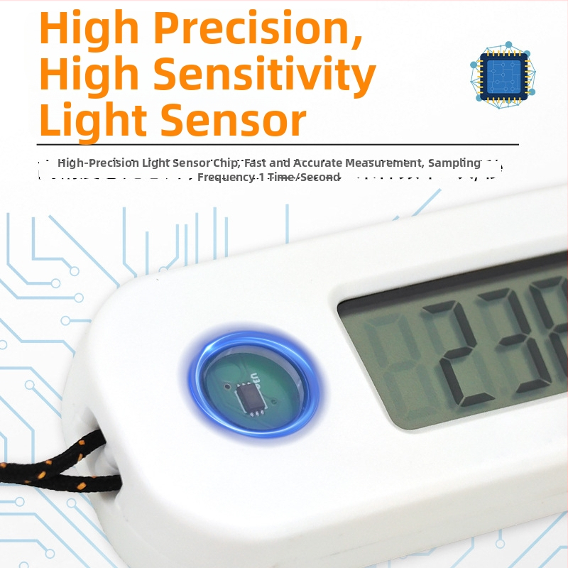 AS803A Vysoko presný merač osvetlenia – luxmeter, meranie svetelného toku a intenzity svetla, na domáce použitie