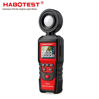 HABOTEST HT620L Digitálny meter osvetlenia, vysoko presný fotometrický prístroj, napájaný 3×1.5V AAA batériami