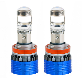 Automobilska LED prednja svjetla 55W 12V 4800LM, aluminijska leća, kompatibilno s H4/H7/H11/9005