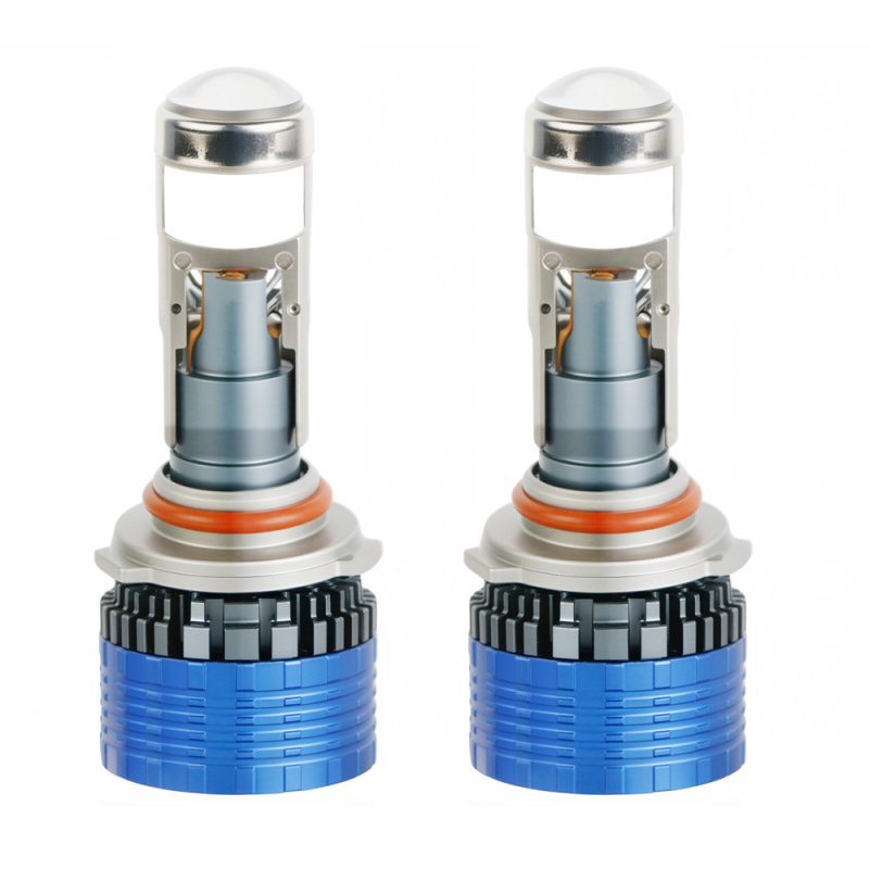 Automobilska LED prednja svjetla 55W 12V 4800LM, aluminijska leća, kompatibilno s H4/H7/H11/9005