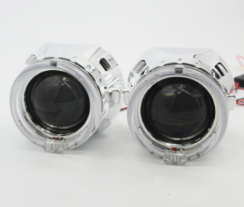 HID Xenon set leća za H1 s dvostrukom lećom i fisheyeom, 55W, 12V, 6000LM, vijek trajanja 30000h, aluminijska legura, model Weishitong