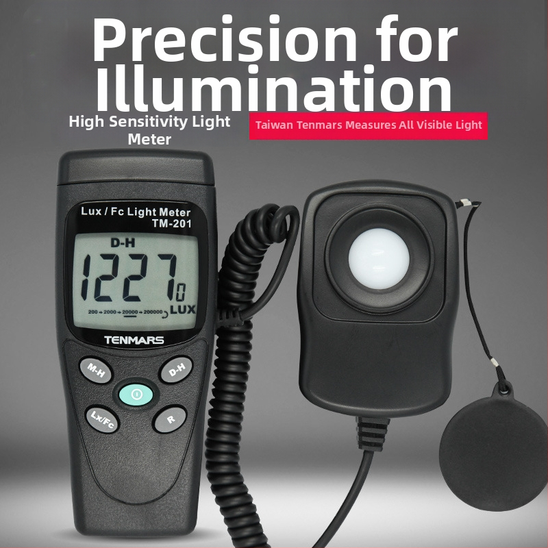 Digitálny luxmeter Taimas TM-201/TM-202, model TM-201/TM-202, typ: digitálny prístroj na meranie osvetlenia, kód produktu TM-201/TM-202
