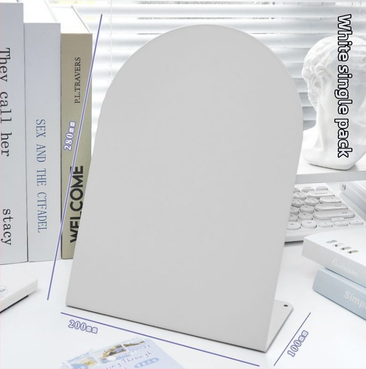 Stolný magnetický oblúkový panel na poznámky – železo, jednoduchý a moderný štýl, iné spracovanie; darček k promóciám pre kolegov, priateľov alebo spolužiakov.