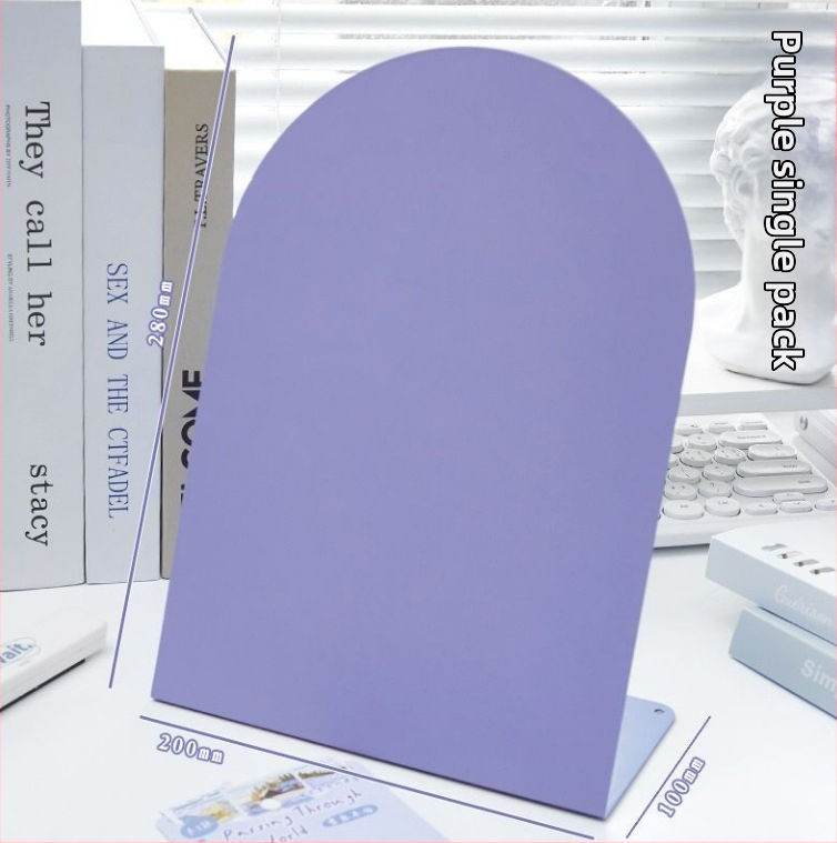 Stolný magnetický oblúkový panel na poznámky – železo, jednoduchý a moderný štýl, iné spracovanie; darček k promóciám pre kolegov, priateľov alebo spolužiakov.