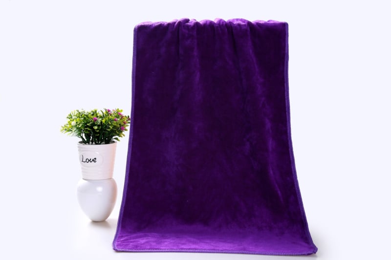 Kosački ručnik od superfinih mikrovlakana, debeli i vrlo upijajući, kružna vlakna, 80–100 g, mogućnost prilagodljive proizvodnje, sadržaj nylona