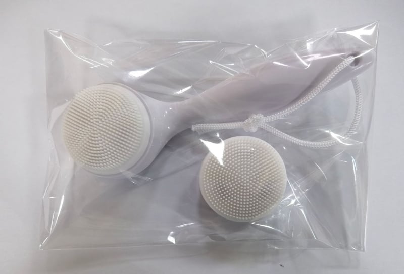 3D χειροκίνητη σιλικόνη βούρτσα καθαρισμού προσώπου με μακριά λαβή για αφαίρεση μαύρων στιγμάτων