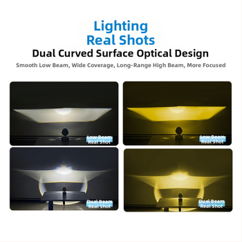 LED reflektor s dvostrukim laserom, dugim dometom, 110W, 12V, IP67, 6500K, aluminijska legura