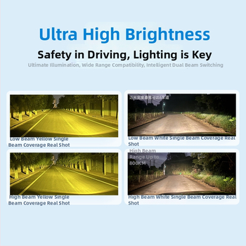 LED reflektor s dvostrukim laserom, dugim dometom, 110W, 12V, IP67, 6500K, aluminijska legura