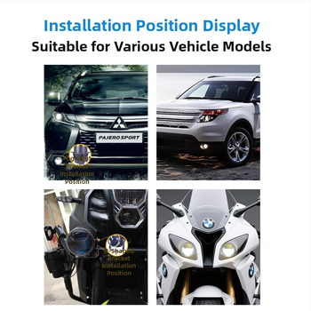 LED reflektor s dvostrukim laserom, dugim dometom, 110W, 12V, IP67, 6500K, aluminijska legura