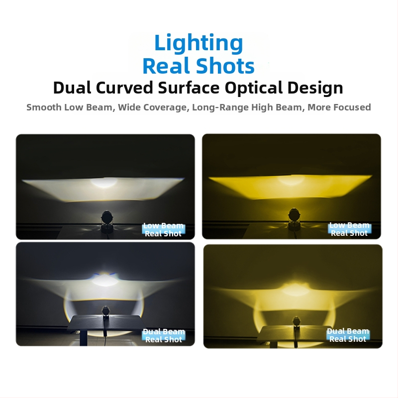 LED reflektor s dvostrukim laserom, dugim dometom, 110W, 12V, IP67, 6500K, aluminijska legura