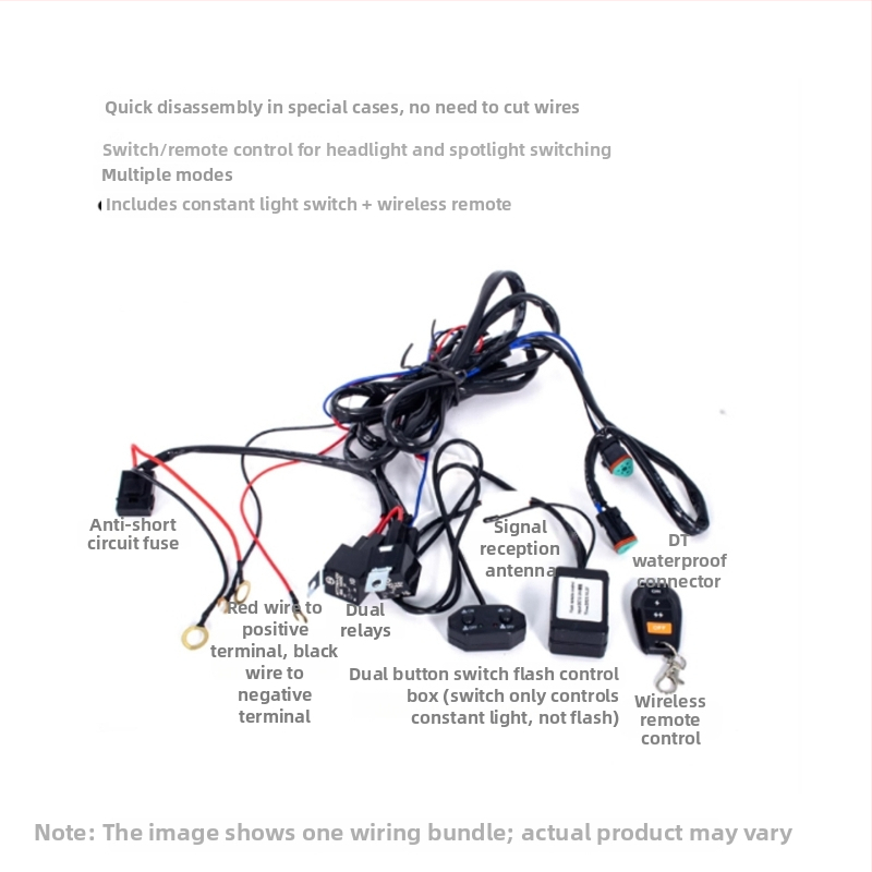 LED reflektor s dvostrukim laserom, dugim dometom, 110W, 12V, IP67, 6500K, aluminijska legura