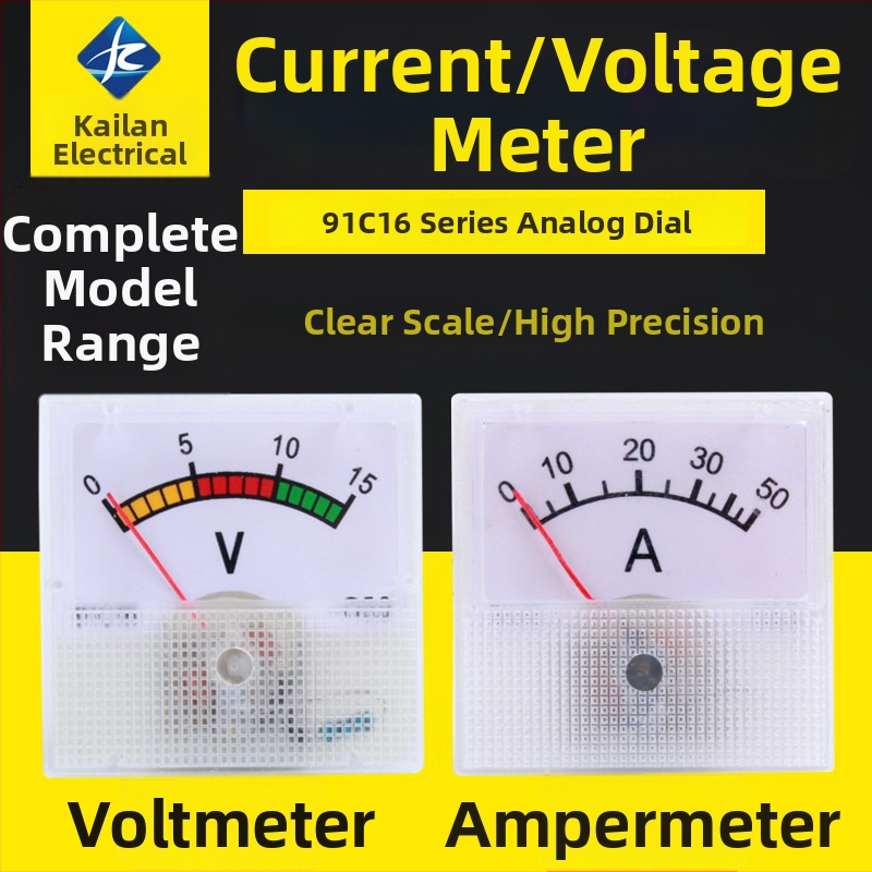 Vysokotempeľný merací prístroj na napätie a prúd s ukazovacím ampermetrom, modely 91L16/91C16