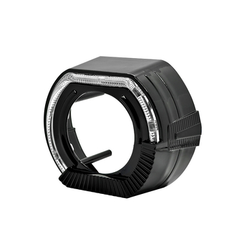 Far LED cu lentilă bifocală, ghid de lumină semicircular sport, compatibil universal, 5W, 9–36V, IP55, 100 lm, 50.000 h