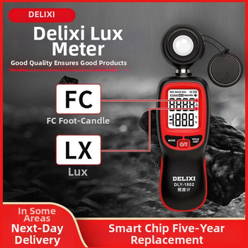 Luxmérő — nagy pontosságú megvilágításmérő fényképezéshez, lumenek és fényintenzitás mérése