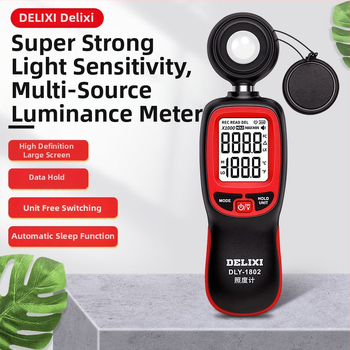 Luxmérő — nagy pontosságú megvilágításmérő fényképezéshez, lumenek és fényintenzitás mérése