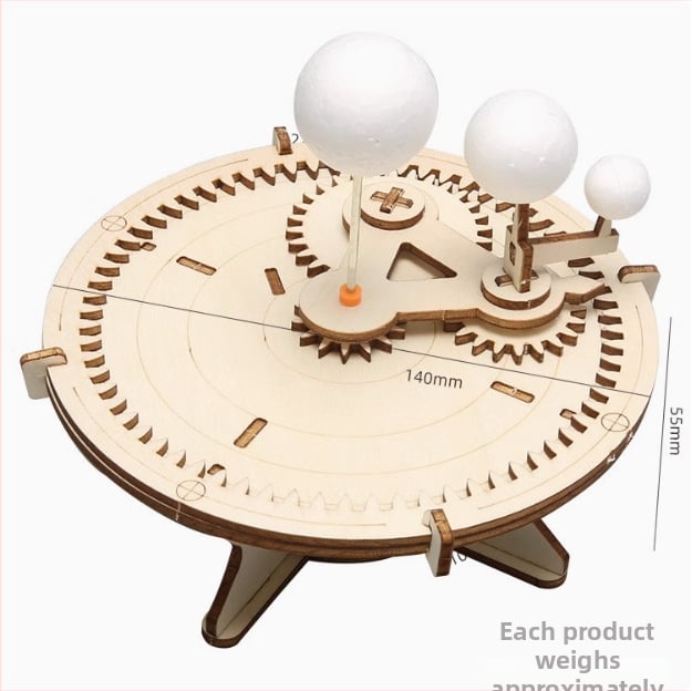 STEAM hariduskomplekt lastele: Füüsika eksperimendid, DIY tehnoloogia materjalid, Puidust konstruktsioon, Mõeldud vanusele 7–14 aastat