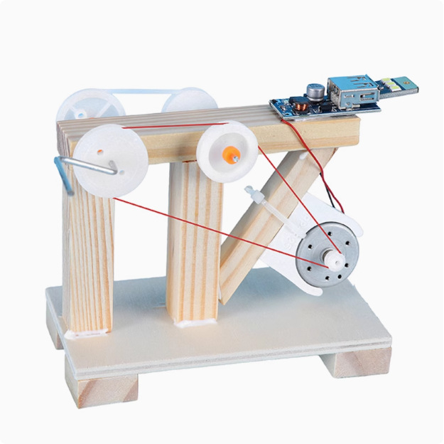 STEAM hariduskomplekt lastele: Füüsika eksperimendid, DIY tehnoloogia materjalid, Puidust konstruktsioon, Mõeldud vanusele 7–14 aastat