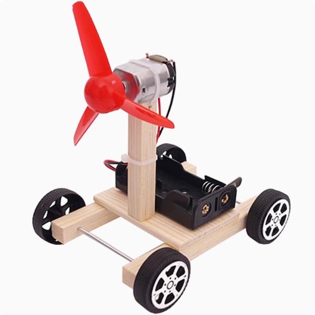 STEAM hariduskomplekt lastele: Füüsika eksperimendid, DIY tehnoloogia materjalid, Puidust konstruktsioon, Mõeldud vanusele 7–14 aastat