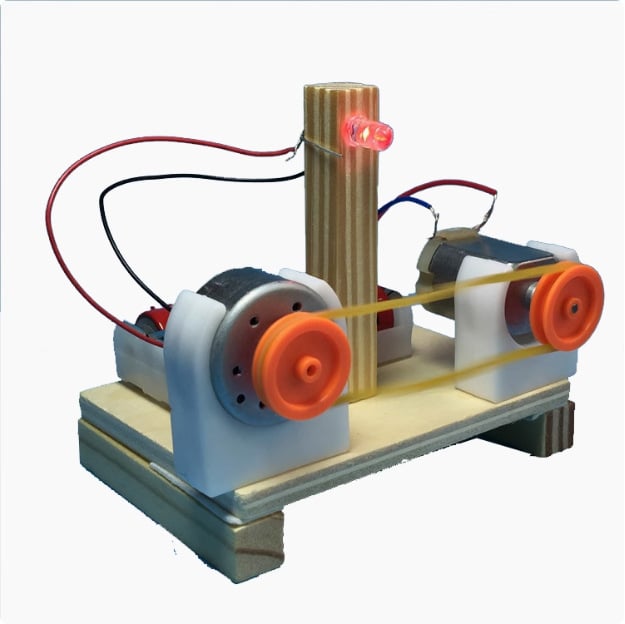 STEAM hariduskomplekt lastele: Füüsika eksperimendid, DIY tehnoloogia materjalid, Puidust konstruktsioon, Mõeldud vanusele 7–14 aastat