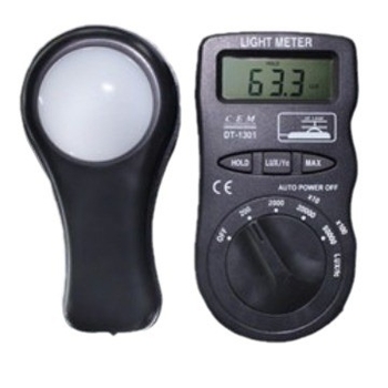 Cem Huashengchang DT-1301 világosságmérő és spektrofotométer belső megvilágítás mérésére