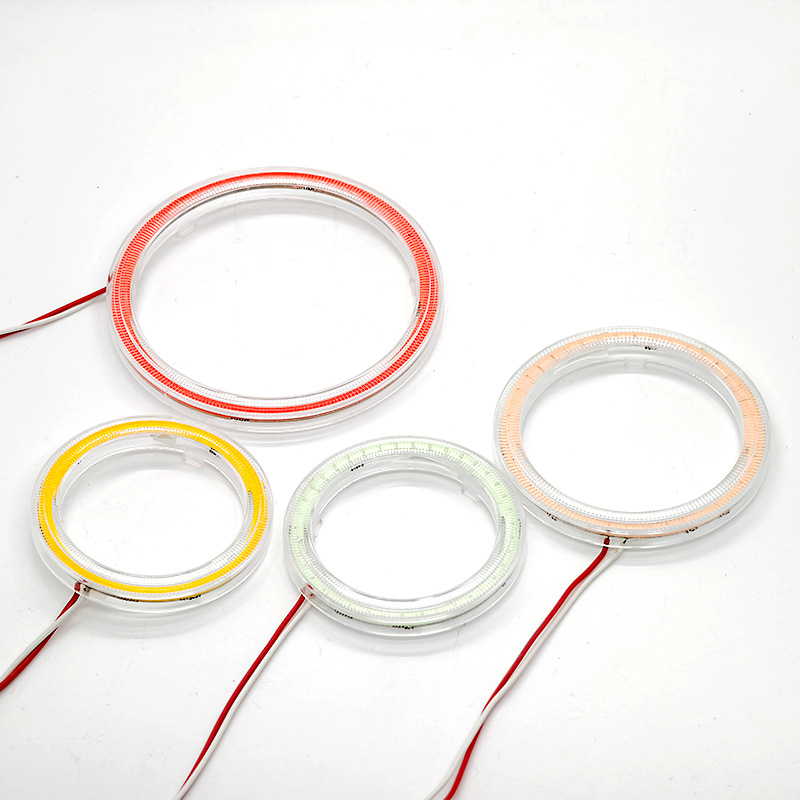 Far COB Angel Eye Halo pentru mașină, lampă LED pentru far, decor DRL, universal, 5W, 9–24V, IP55, 50.000 ore