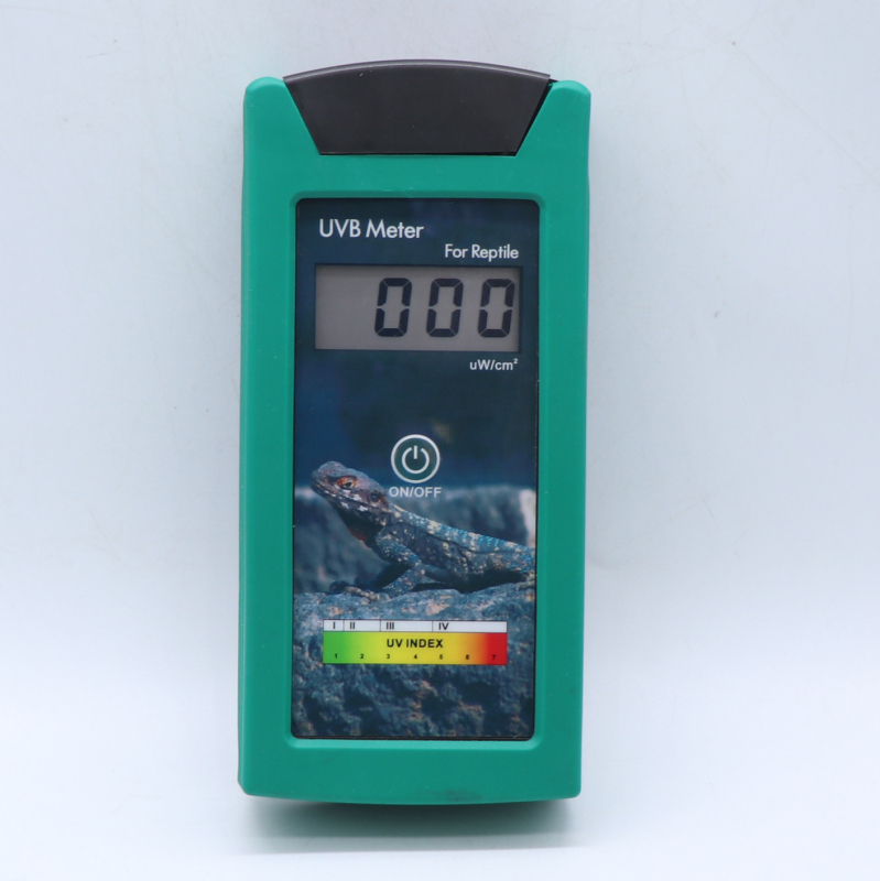 UVB тестер за влечуги – ултравиолетен облъчващ измерител, лампа за влечуги, UVB детектор и измерване на осветеност