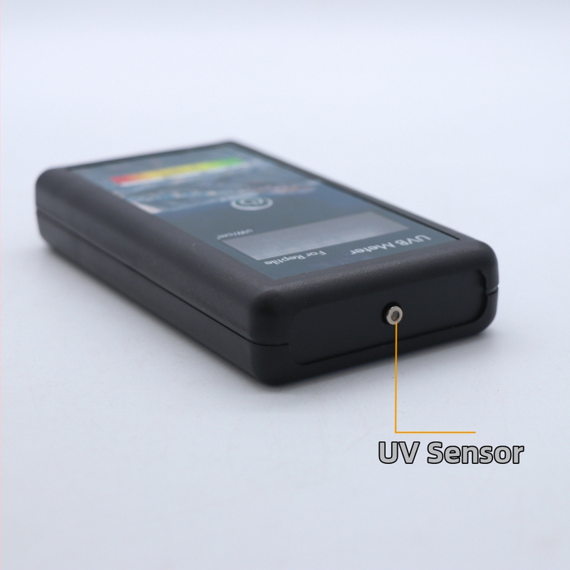 UVB тестер за влечуги – ултравиолетен облъчващ измерител, лампа за влечуги, UVB детектор и измерване на осветеност