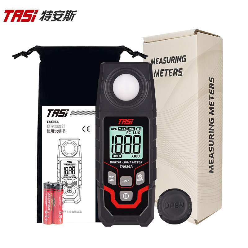 TA636A luminométer — nagy pontosságú luminance-mérő fotométer Bluetooth-kapcsolattal