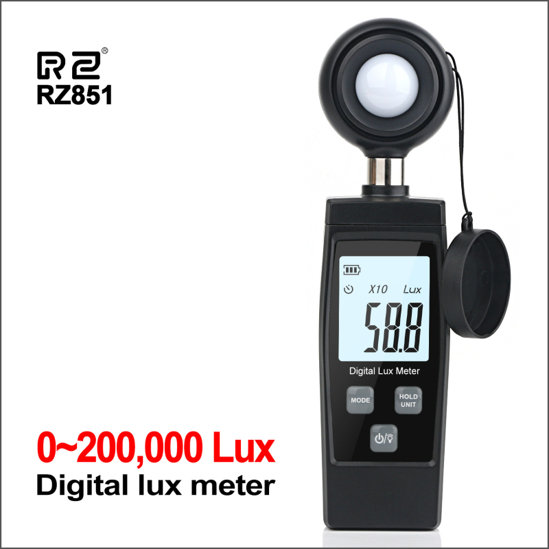 Rui Zhi RZ851 kézi digitális megvilágításmérő, 0-20000 Lux
