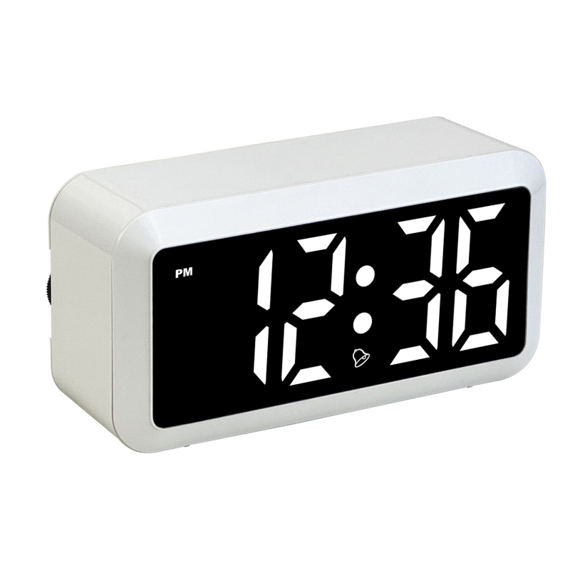 Ρολόι γραφείου JIMEI με LED αριθμητική οθόνη, ηλεκτρονική κίνηση, θερμόμετρο, καθρέφτης, ξυπνητήρι.