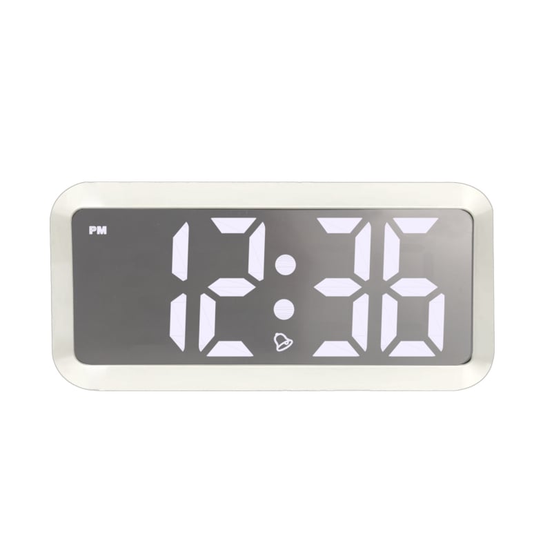 Ρολόι γραφείου JIMEI με LED αριθμητική οθόνη, ηλεκτρονική κίνηση, θερμόμετρο, καθρέφτης, ξυπνητήρι.