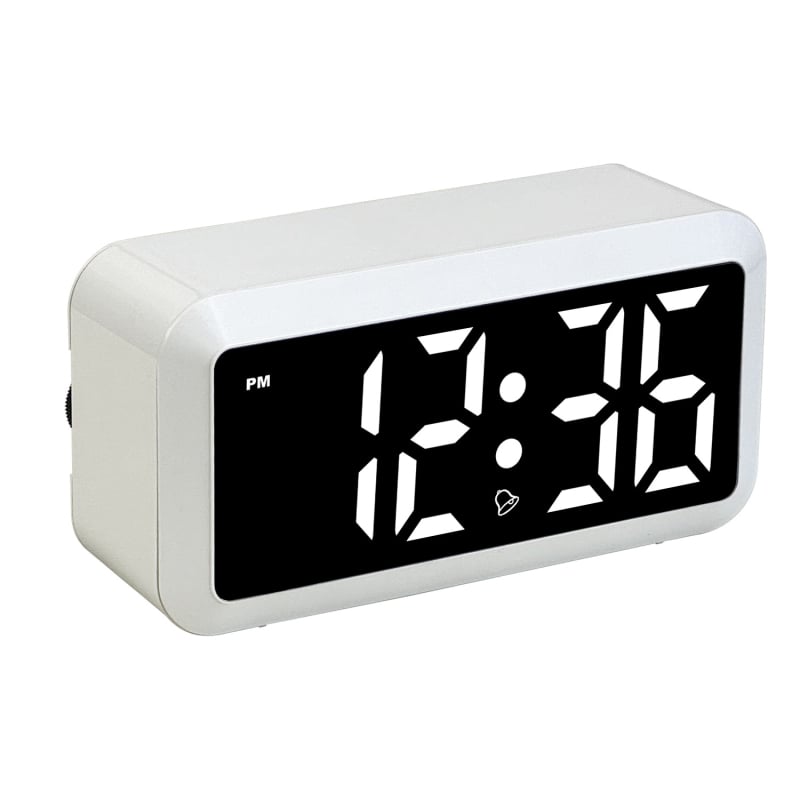 Ρολόι γραφείου JIMEI με LED αριθμητική οθόνη, ηλεκτρονική κίνηση, θερμόμετρο, καθρέφτης, ξυπνητήρι.
