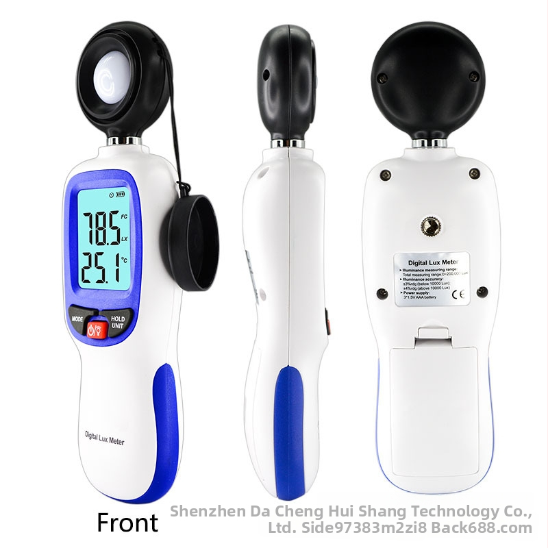Huitianyi WT81(B) digitálny luxmeter, ručný, vysoká presnosť osvetlenia