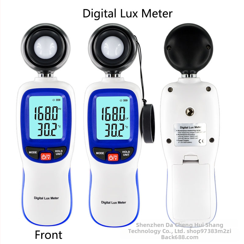 Huitianyi WT81(B) digitálny luxmeter, ručný, vysoká presnosť osvetlenia