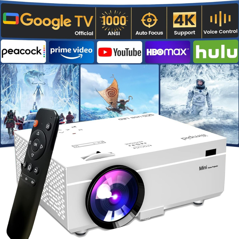 Phoenix M6 Mini projektor – prednja projekcija, 720P, 320 lumena, staklena leća